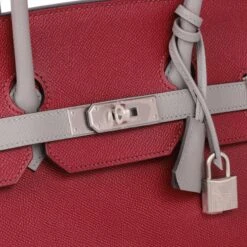 Xupes Hermes Rouge Grenat & Gris Mouette Epsom Leather HSS Special Order Birkin 35cm Retourne Tote 17 Xupes Hermes Rouge Grenat & Gris Mouette Epsom Leather HSS Special Order Birkin 35cm Retourne Tote -Best Jewelry Store 006 Rouge Grenat Gris Mouette Epsom Leather HSS Special Order Birkin 35cM Retourne