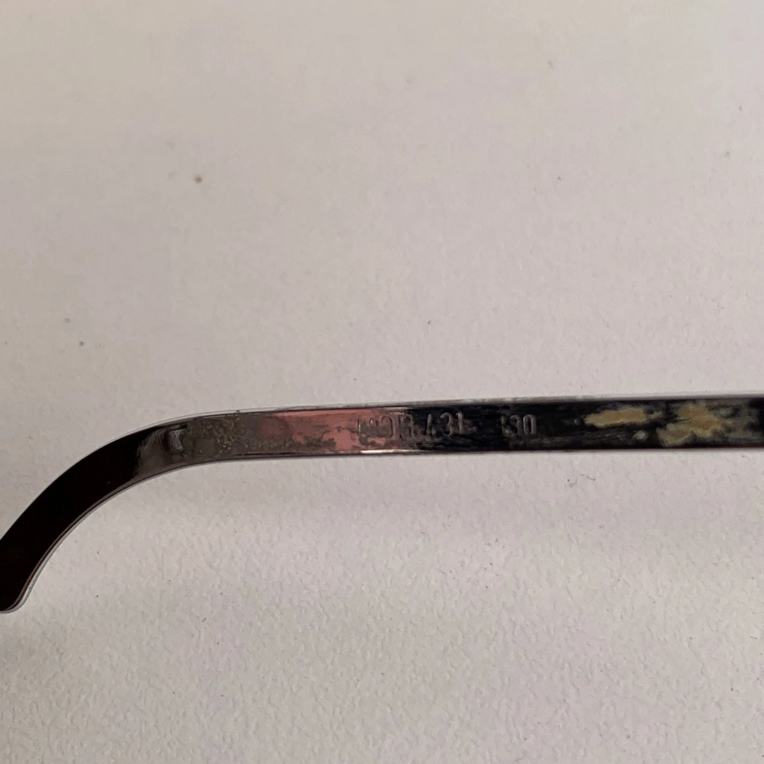 Opherty Ciocci Silhouette Rare Vintage Silver Metal Sunglasses Mod. 431 55/13 130Mm 6 Opherty Ciocci Silhouette Rare Vintage Silver Metal Sunglasses Mod. 431 55/13 130Mm - Image 4