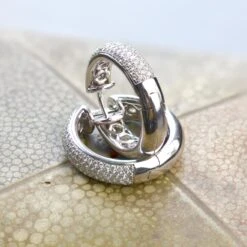 Sarl Baume Modern 2.30 Carat Diamonds 18 Karat White Gold Earrings -Best Jewelry Store 06 061 1 master