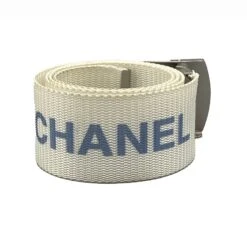 Luxury Resale Network CHANEL - Vintage 99S 1999 Logo Adjustable Nylon Web - White - XS/S - Belt -Best Jewelry Store 07f5a1cc f62a 55cd 9e92 814bb23f5549 f726b076 8b52 455b 973f c9bc687838f6