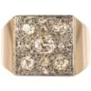Sarl Baume 1930s Art Deco Diamond Paving 18 Karat Rose Gold Ring 2 Sarl Baume 1930s Art Deco Diamond Paving 18 Karat Rose Gold Ring -Best Jewelry Store 10003002 master