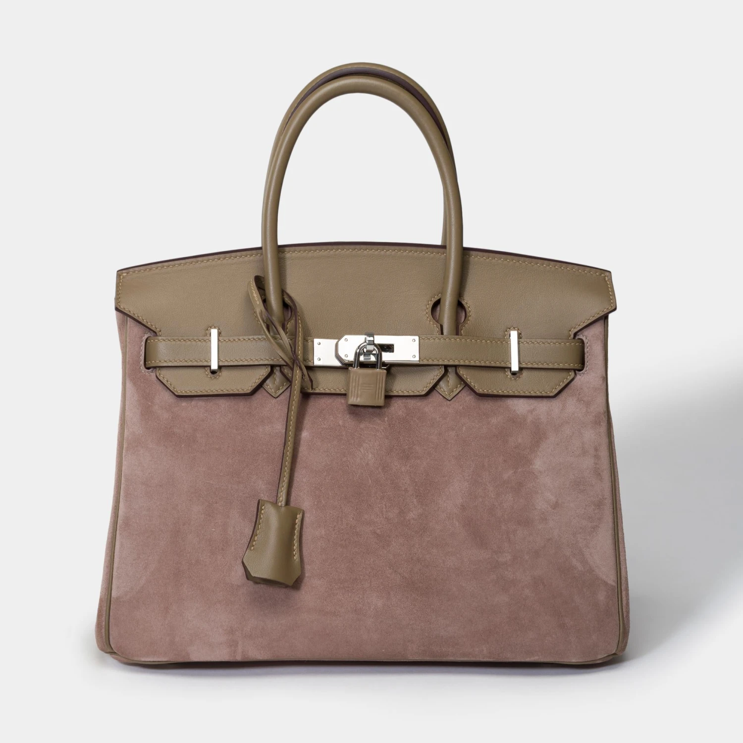 Houlux HERMES Grizzly Limited Edition Birkin 30 In Caillou Doblis And Etoupe Swift, SHW 4 Houlux HERMES Grizzly Limited Edition Birkin 30 In Caillou Doblis And Etoupe Swift, SHW - Image 2