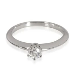 My Gemma TIFFANY & CO. Diamond Solitaire Engagement Ring In Platinum G VS1 0.21 CTW