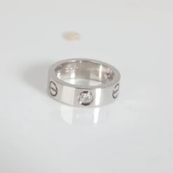 My Gemma CARTIER Love 3 Diamond Ring In 18K White Gold 0.22 CTW -Best Jewelry Store 112256 id