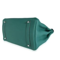 My Gemma HERMES Malachite Togo Birkin 35 PHW -Best Jewelry Store 113734 clasp