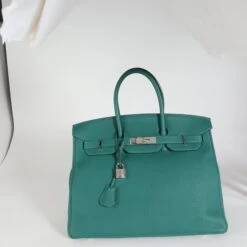 My Gemma HERMES Malachite Togo Birkin 35 PHW -Best Jewelry Store 113734 id