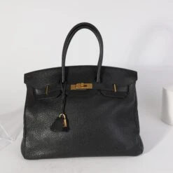 My Gemma HERMES Black Clemence Birkin 35 GHW -Best Jewelry Store 119491 id