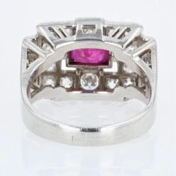 Sarl Baume 1930s Ruby Diamond Platinum Art Deco Ring -Best Jewelry Store 11 master 000a7bb7 6f08 4a40 af46 3558100b8e57