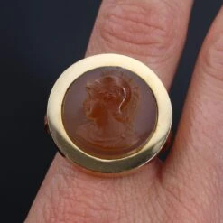 Sarl Baume 20th Century Agate Cameo 18 Karat Rose Gold Antique Ring -Best Jewelry Store 11 master d5e8eb48 823b 4ec7 a21e 25fe0739bed1