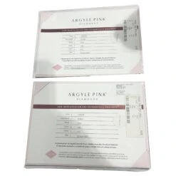 My Gemma Pink Pear Shaped Diamonds Mirror Ring In 18K Rose Gold, 0.16 Ctw -Best Jewelry Store 121779 box