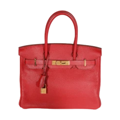 My Gemma HERMES Rouge Casaque Togo Birkin 30 GHW