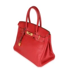 My Gemma HERMES Rouge Casaque Togo Birkin 30 GHW 12 My Gemma HERMES Rouge Casaque Togo Birkin 30 GHW -Best Jewelry Store 122952 sv