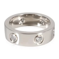 My Gemma CARTIER Love Diamond Wedding Band In 18k White Gold 0.46 CTW -Best Jewelry Store 123191 sv