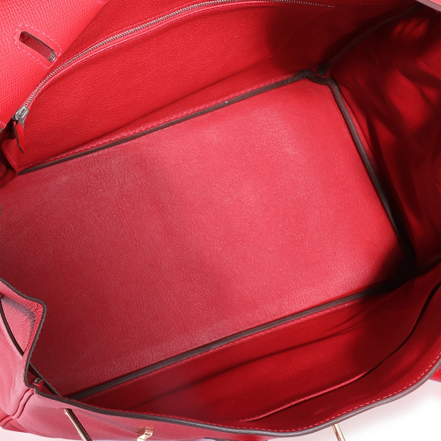 My Gemma HERMES Rouge Casaque Epsom Birkin 35 GHW 4 My Gemma HERMES Rouge Casaque Epsom Birkin 35 GHW - Image 2