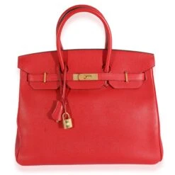 My Gemma HERMES Rouge Casaque Epsom Birkin 35 GHW