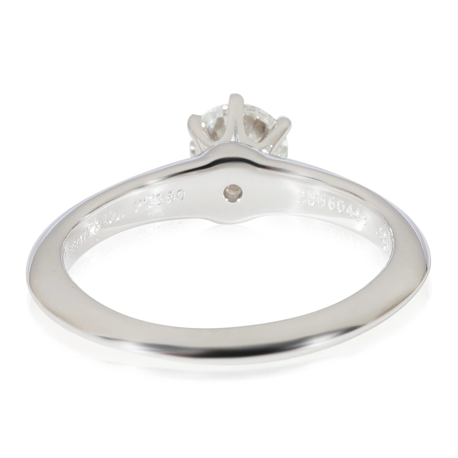 My Gemma TIFFANY & CO. Tiffany Setting Diamond Solitaire Ring In 950 Platinum H VS2 0.58 5 My Gemma TIFFANY & CO. Tiffany Setting Diamond Solitaire Ring In 950 Platinum H VS2 0.58 - Image 3