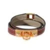 My Gemma HERMES Rivale Double Tour Bracelet In Brown Swift Calfskin -Best Jewelry Store 128492 fv
