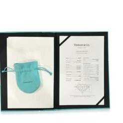 My Gemma TIFFANY & CO. Diamond Engagement Solitaire Ring In Platinum H VS2 1.39 CT 14 My Gemma TIFFANY & CO. Diamond Engagement Solitaire Ring In Platinum H VS2 1.39 CT -Best Jewelry Store 128720 box