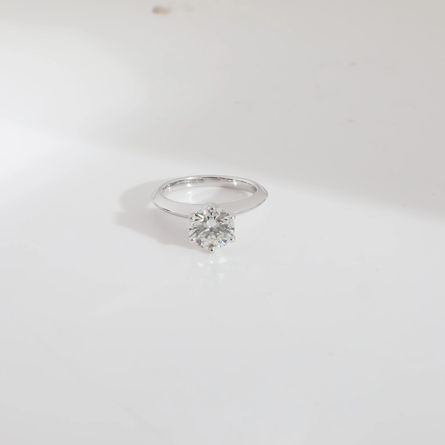 My Gemma TIFFANY & CO. Diamond Engagement Solitaire Ring In Platinum H VS2 1.39 CT 9 My Gemma TIFFANY & CO. Diamond Engagement Solitaire Ring In Platinum H VS2 1.39 CT - Image 7