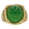 Sarl Baume Retro 18 Carat Chrysoprase Chiseled 18 Karat Yellow Gold Ring -Best Jewelry Store 12884142 master