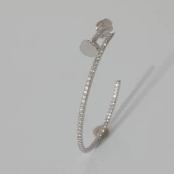 My Gemma CARTIER Juste Un Clou Diamond Hoop Earring In 18K White Gold 1.26 CTW 13 My Gemma CARTIER Juste Un Clou Diamond Hoop Earring In 18K White Gold 1.26 CTW -Best Jewelry Store 131692 id