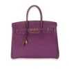 My Gemma HERMES Clemence Anemone Birkin 35 GHW -Best Jewelry Store 132385 fv