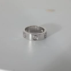 My Gemma CARTIER Love Ring In 18k White Gold 0.22 CTW -Best Jewelry Store 133988 id