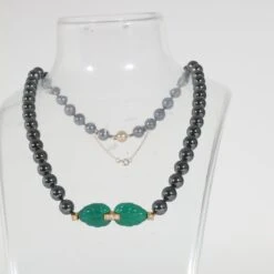 My Gemma CARTIER Patiala Hematite Beads & Diamond Necklace In 18K Yellow Gold 0.15 CTW 11 My Gemma CARTIER Patiala Hematite Beads & Diamond Necklace In 18K Yellow Gold 0.15 CTW -Best Jewelry Store 135124 id