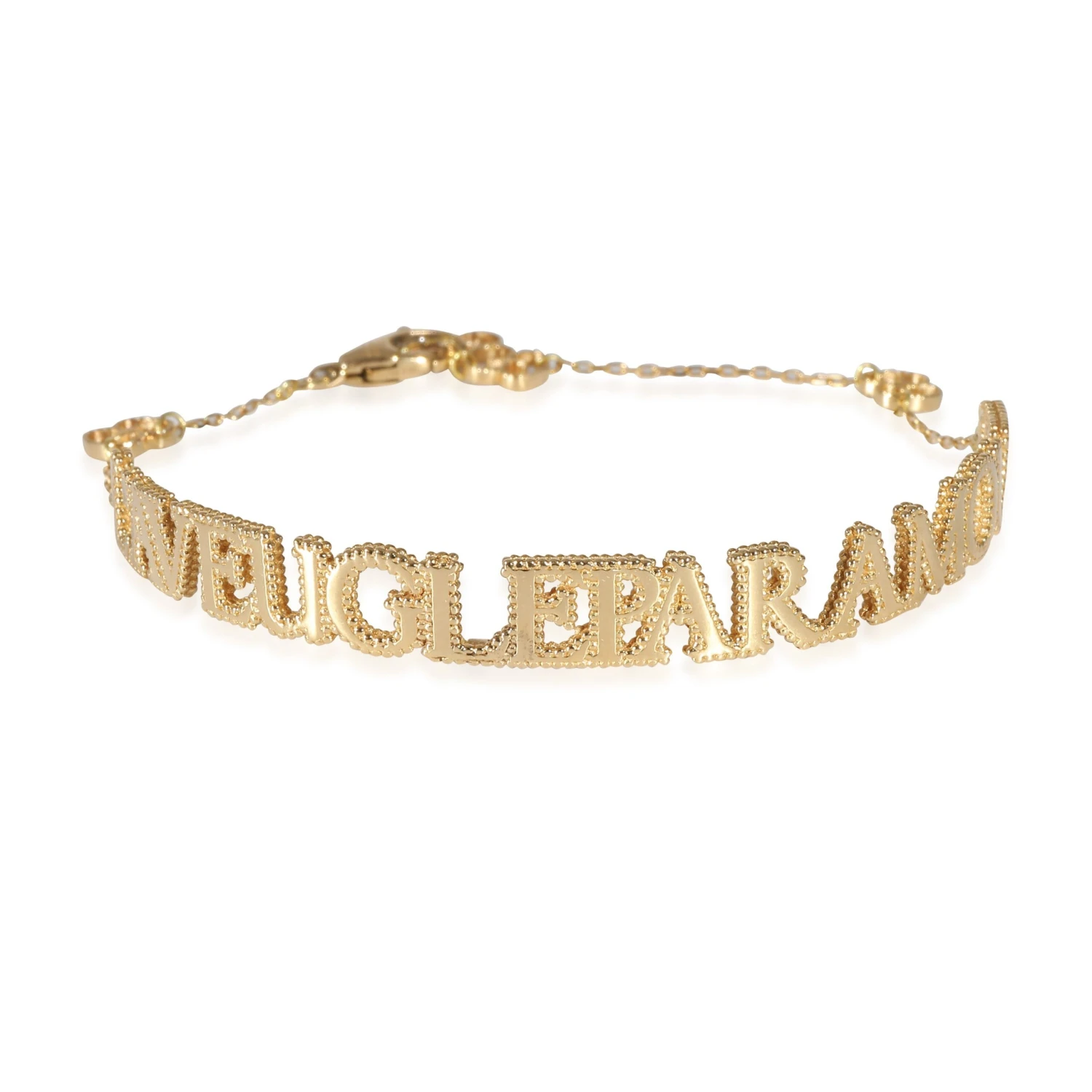 My Gemma GUCCI L'Aveugle Par Amour Bracelet In 18K Yellow Gold 3 My Gemma GUCCI L'Aveugle Par Amour Bracelet In 18K Yellow Gold