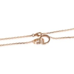 My Gemma CARTIER Love Necklace, Diamonds [Rose Gold] -Best Jewelry Store 136108 clasp