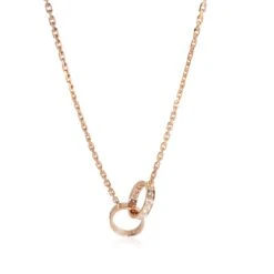 My Gemma CARTIER Love Necklace, Diamonds [Rose Gold]