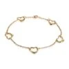 My Gemma TIFFANY & CO. Elsa Peretti Open Heart 5 Station Bracelet In 18K Yellow Gold 2 My Gemma TIFFANY & CO. Elsa Peretti Open Heart 5 Station Bracelet In 18K Yellow Gold -Best Jewelry Store 136245 fv