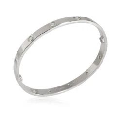 My Gemma CARTIER Love Bracelet, 10 Diamonds [White Gold] -Best Jewelry Store 136488 av