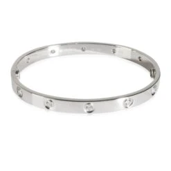 My Gemma CARTIER Love Bracelet, 10 Diamonds [White Gold]