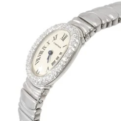 My Gemma CARTIER Baignoire WB5095L2 Women's Watch In 18kt White Gold -Best Jewelry Store 136875 lv