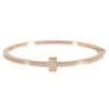 My Gemma TIFFANY & CO. Tiffany T Hinged Bracelet In 18k Rose Gold 0.33 CTW