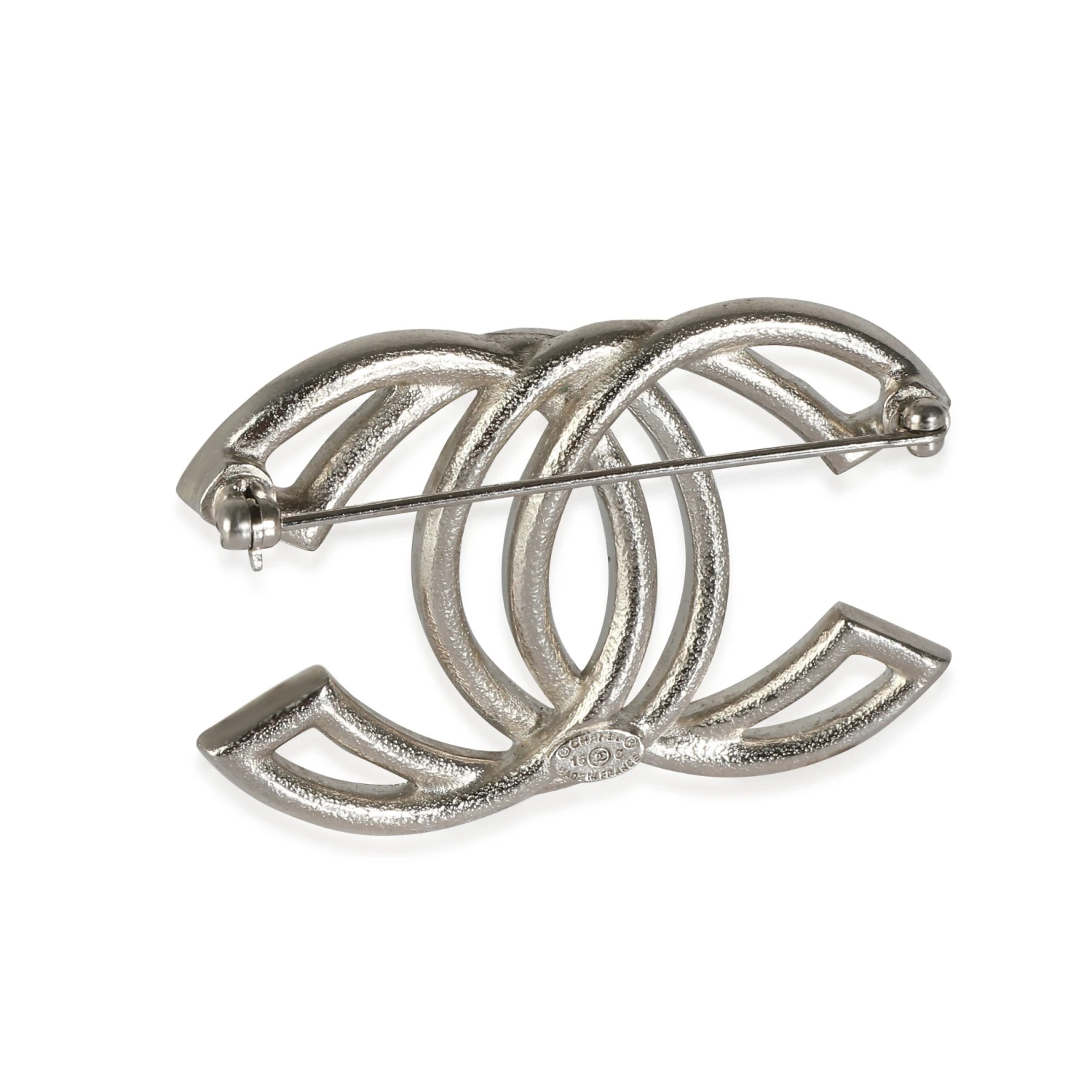 My Gemma CHANEL 2016 CC Palladium Plated Brooch With Strass 4 My Gemma CHANEL 2016 CC Palladium Plated Brooch With Strass - Image 2