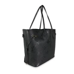 My Gemma LOUIS VUITTON Black Giant Monogram Empreinte Neverfull MM -Best Jewelry Store 138604 pv