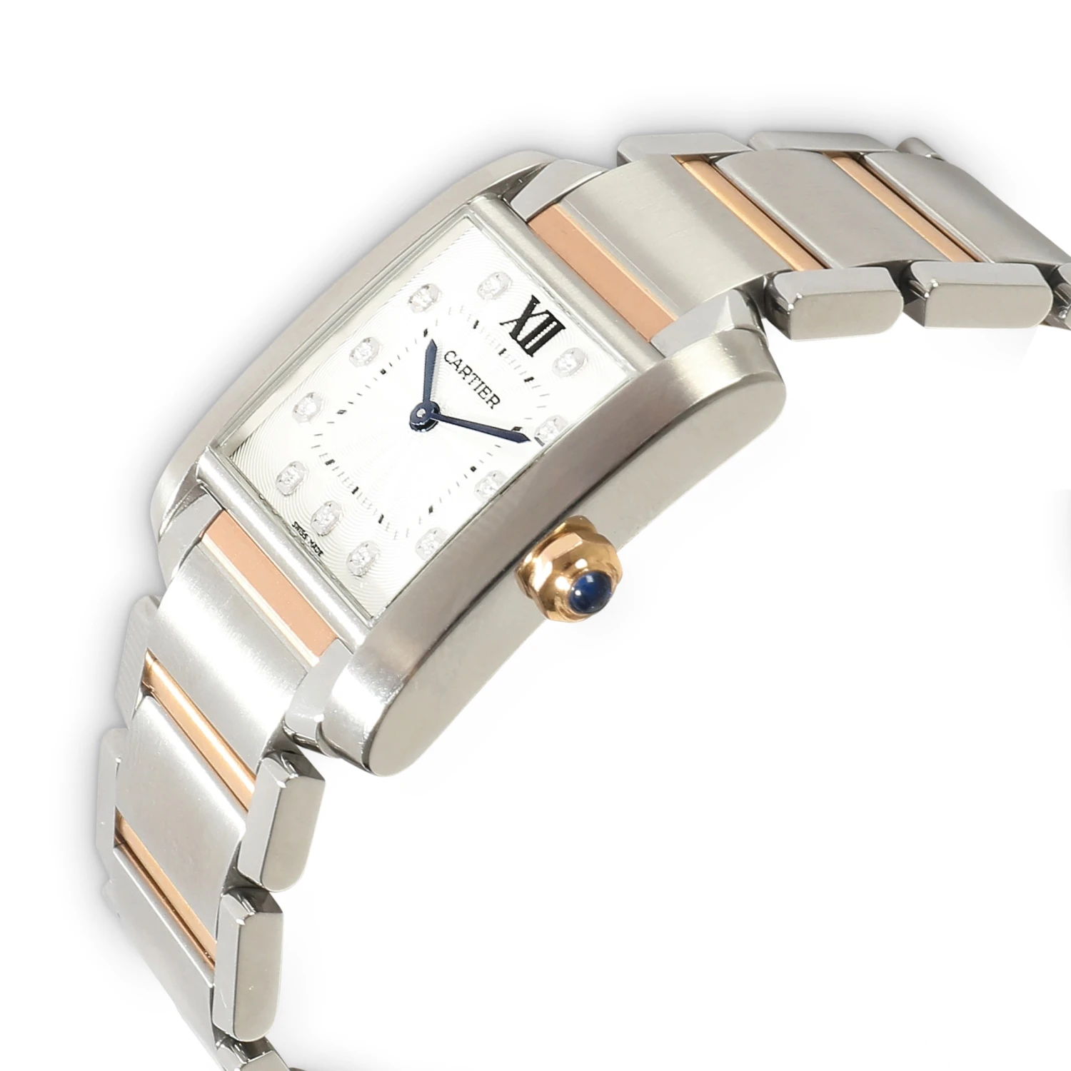 My Gemma CARTIER Tank Francaise De WE110004 Unisex Watch In 18kt Stainless Steel/ 6 My Gemma CARTIER Tank Francaise De WE110004 Unisex Watch In 18kt Stainless Steel/ - Image 4