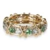 My Gemma TIFFANY & CO. Schlumberger Tsavorite Diamond Band In 18k Yellow Gold/Platinum 0.
