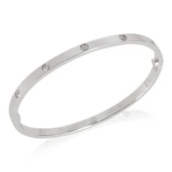 My Gemma CARTIER Love Bracelet, Small Model, 10 Diamonds [White Gold] -Best Jewelry Store 139972 av