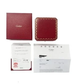 My Gemma CARTIER Love Bracelet, Small Model, 10 Diamonds [White Gold] -Best Jewelry Store 139972 box