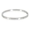 My Gemma CARTIER Love Bracelet, Small Model, 10 Diamonds [White Gold] -Best Jewelry Store 139972 fv