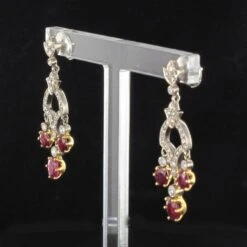 Sarl Baume Ruby Diamond 18 Karat White Gold Drop Earrings 31 Sarl Baume Ruby Diamond 18 Karat White Gold Drop Earrings -Best Jewelry Store 13 master c648546d 339f 4d4e 8418 451db47d50d7