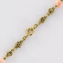 Sarl Baume French "Belle Epoque" Coral Angel Skin Diamond Yellow Gold "Neglige" Necklace -Best Jewelry Store 13 master fe26382c c75c 4783 9ff9 f3604001c4f9