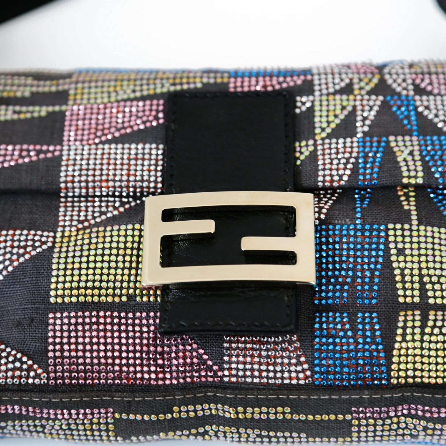 Style Tribute Fendi Multi Glitter Baguette Handbag 8 Style Tribute Fendi Multi Glitter Baguette Handbag - Image 6