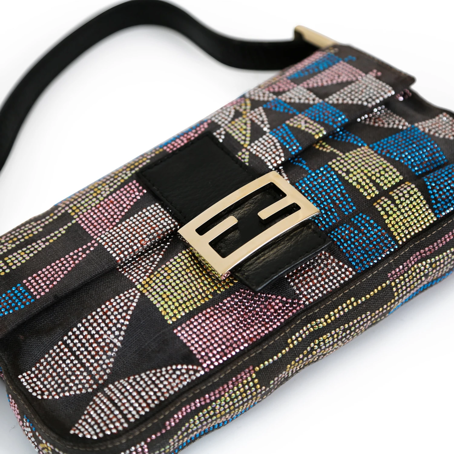 Style Tribute Fendi Multi Glitter Baguette Handbag 6 Style Tribute Fendi Multi Glitter Baguette Handbag - Image 4