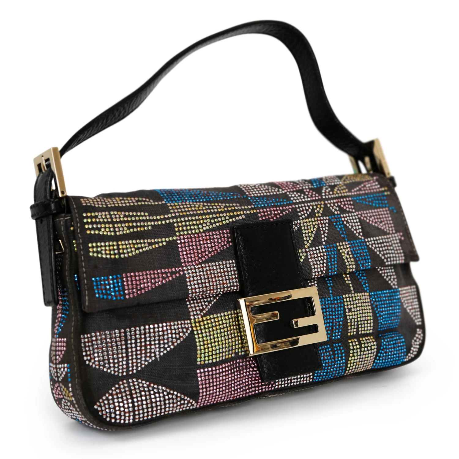 Style Tribute Fendi Multi Glitter Baguette Handbag 4 Style Tribute Fendi Multi Glitter Baguette Handbag - Image 2