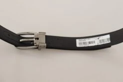 Style Tribute Dolce & Gabbana Men's Black Grosgrain Leather Silver Tone Metal Buckle Belt 9 Style Tribute Dolce & Gabbana Men's Black Grosgrain Leather Silver Tone Metal Buckle Belt -Best Jewelry Store 147997894