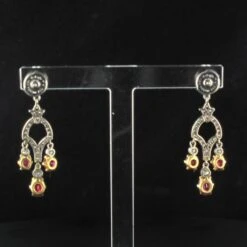 Sarl Baume Ruby Diamond 18 Karat White Gold Drop Earrings 32 Sarl Baume Ruby Diamond 18 Karat White Gold Drop Earrings -Best Jewelry Store 14 master 05758f75 166d 4574 8507 7f3bf9650db5